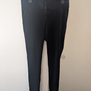 LOFT Velvet Leggings in Deep Navy
